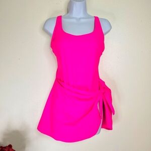 Neon pink swimsuit size medium